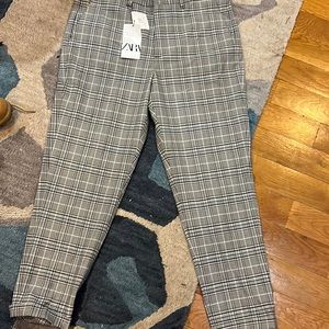 Mend Zara plaid pants brand new with tags
